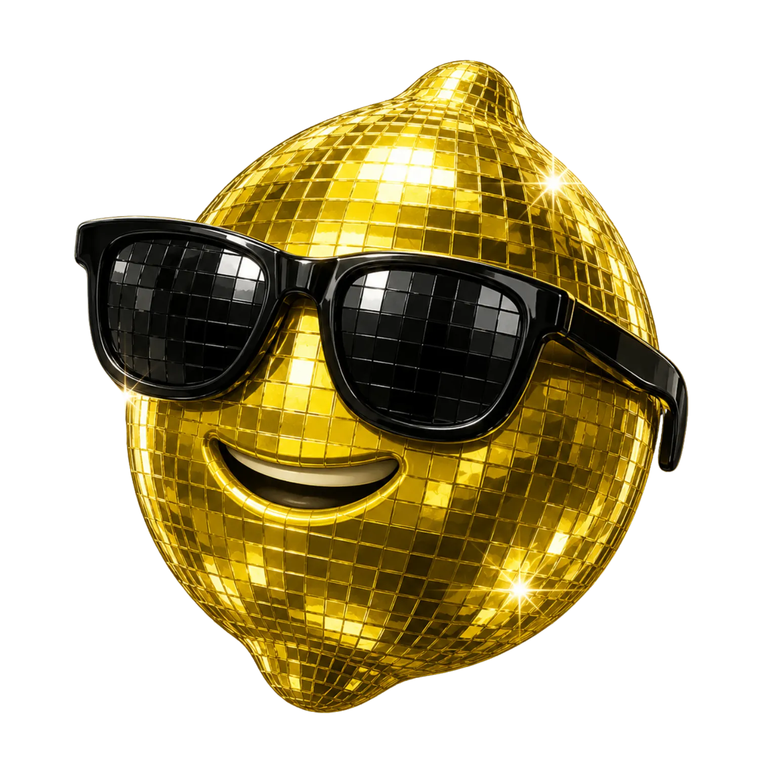 A glossy Lemonteed mascot acting as the Lemonteed FM station host.