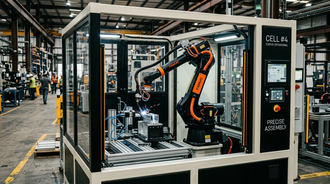 KINETIC FOUNDRY modular robotic work cell